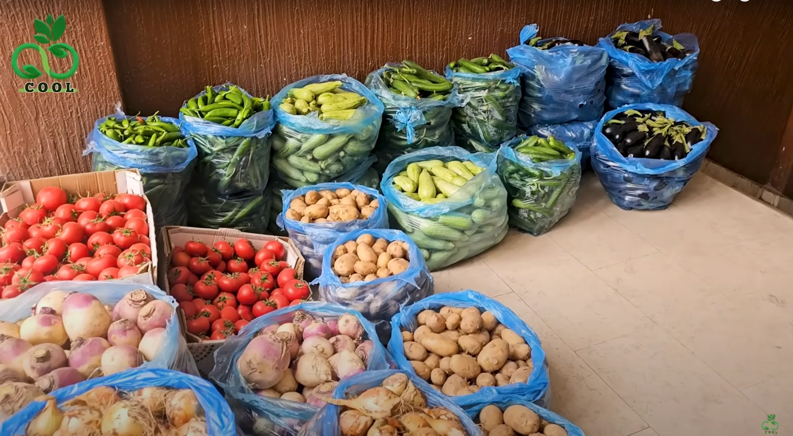 Providing vegetables amidst famine - image