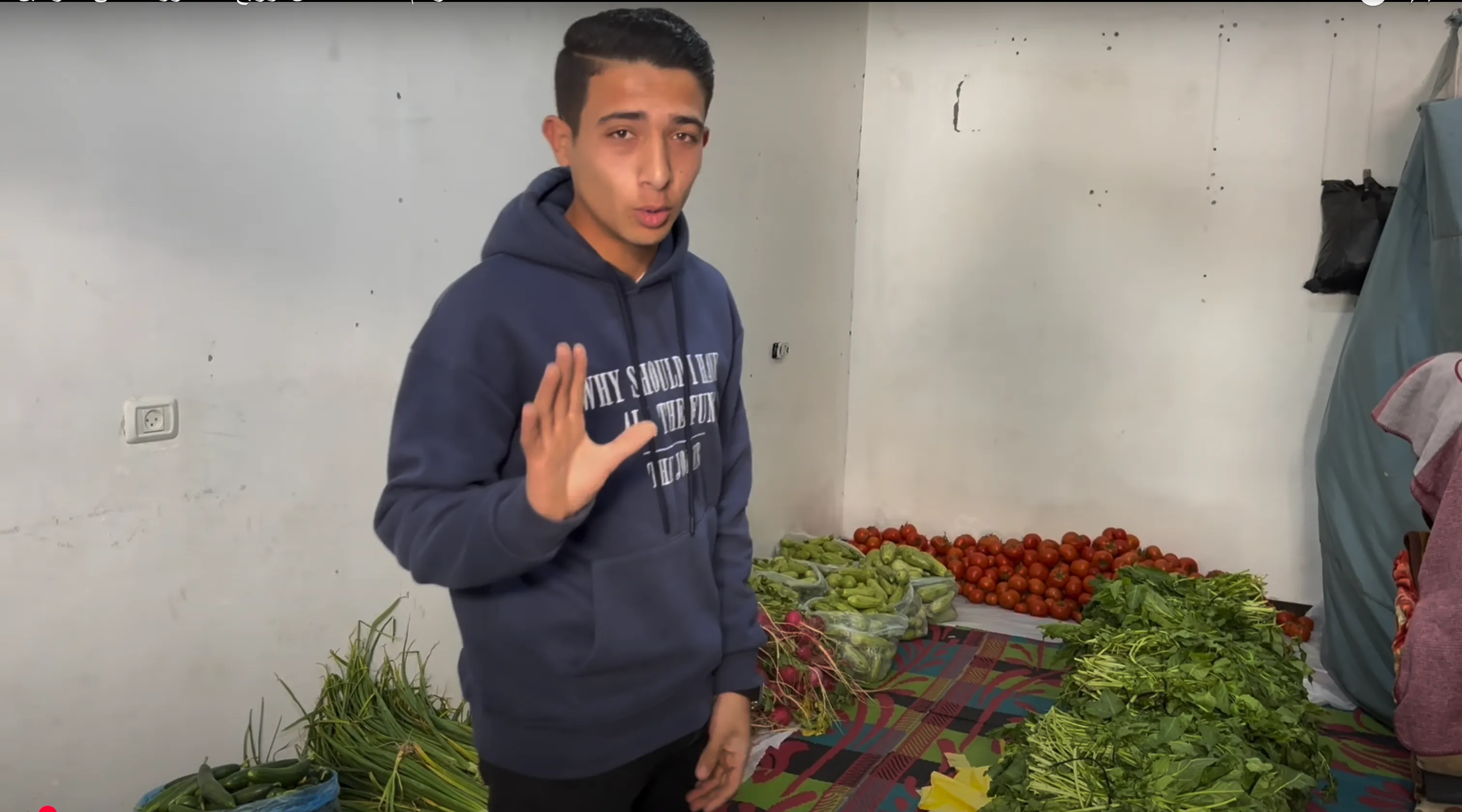 Providing vegetables amidst famine - image